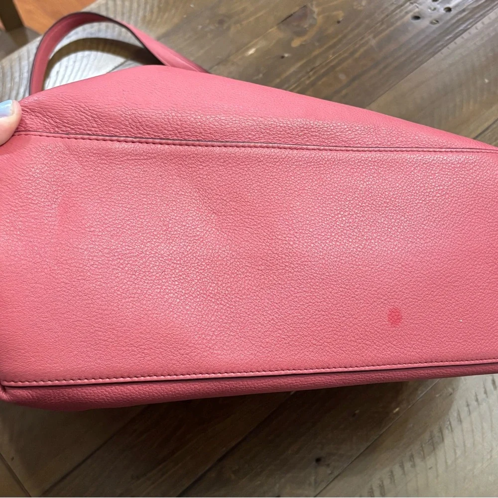 Coach Taylor Tote in Pink Pebbled Leather